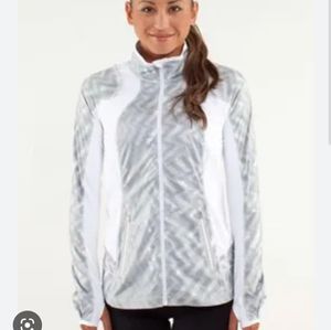 Lululemon Run: Nothin' But Run Jacket -Blaze size 10